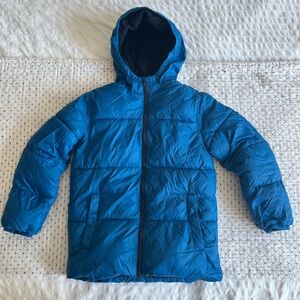 Boys Old Navy Puffer Coat, size L (10/12)